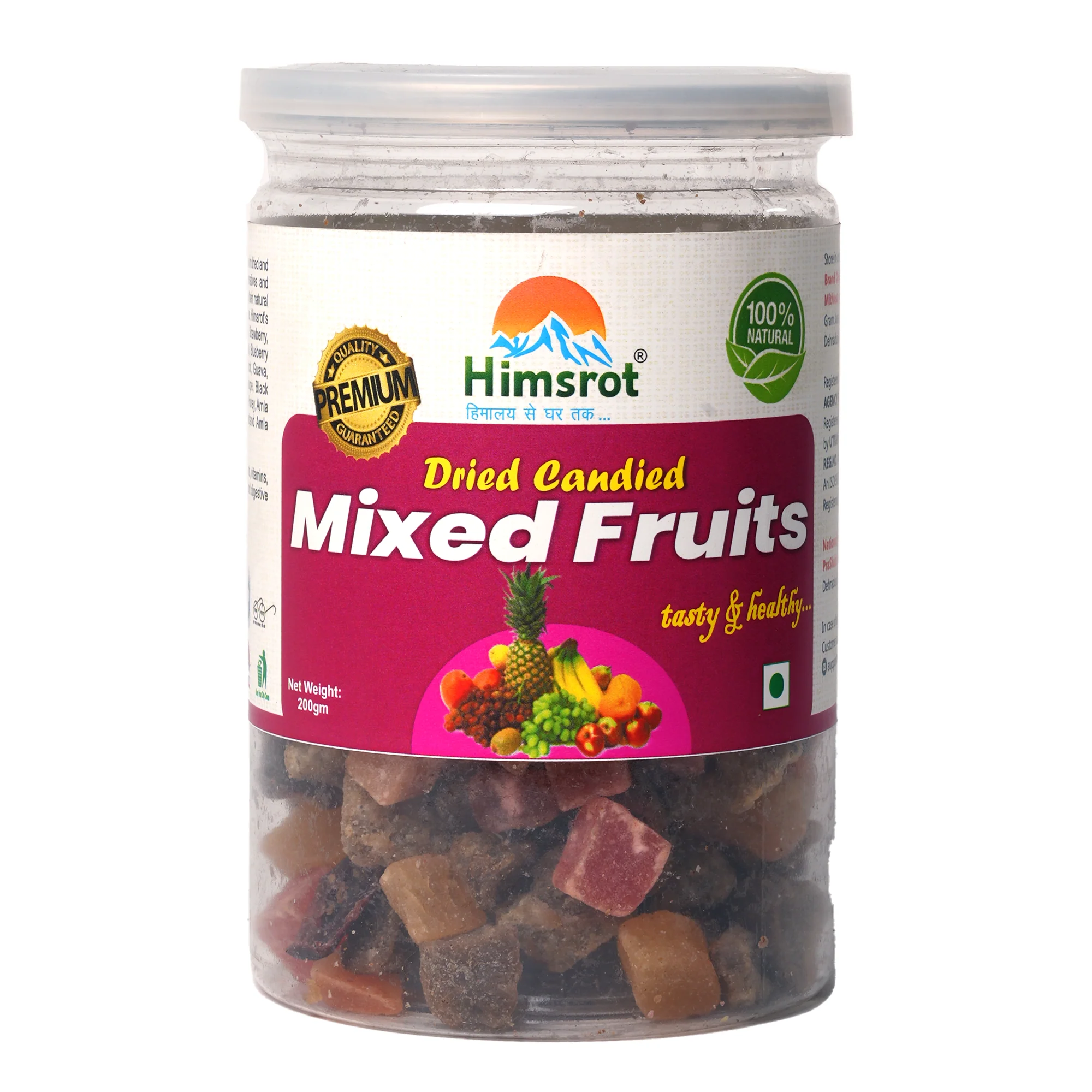 Himsrot Healthy Mixed Fruits Slices from Himalayas 100% Natural